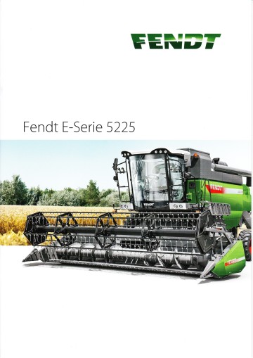 FENDT 258 FENDT X-Serie P-Serie Mähdrescher Prospekt von 09/2013 